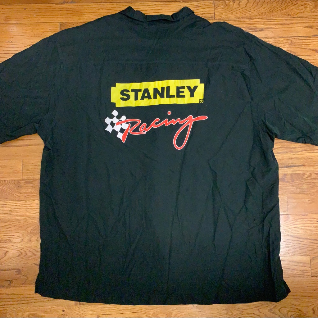 Evernham Motorsports Stanley Racing Nascar Pit Crew Track Shirt Jersey Flag Xxl